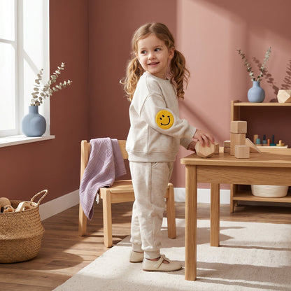 Daisy Print Cotton Baby Set