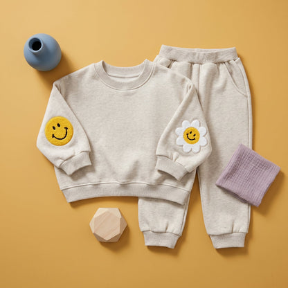 Daisy Print Cotton Baby Set